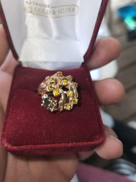 14k Yellow Gold Diamond Ring with 1.73 TCW - Image 8