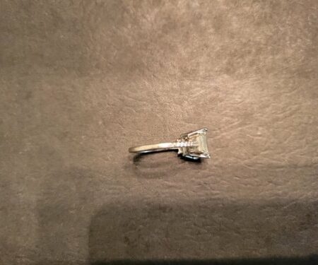 GIA Certified 4.30 CT L VS1 Princess Cut Diamond Ring - Image 4