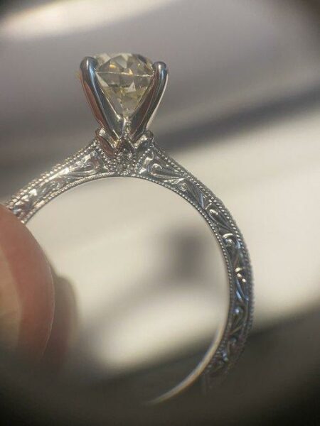 GIA Certified 1.32 CT N I1 Old European Brilliant Diamond Neil Lane Ring - Image 9
