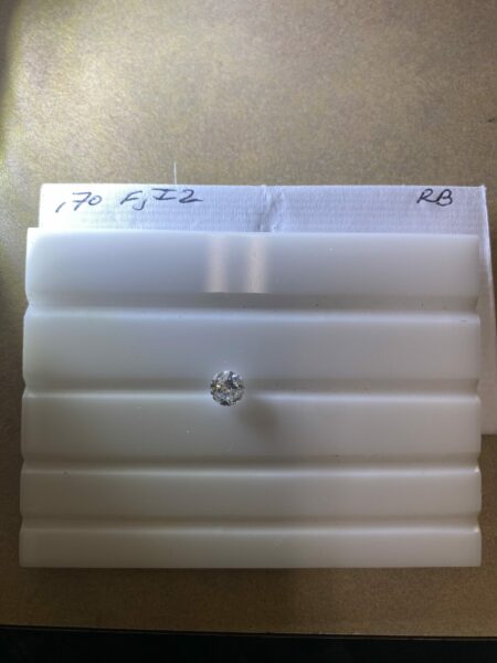 GIA Certified 0.70 F I2 Round Brilliant Diamond - Image 3