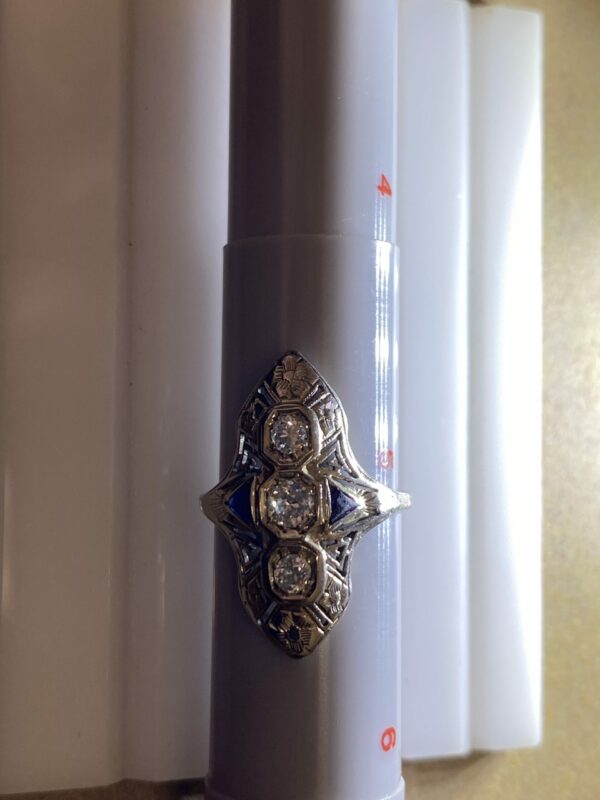 Original Old European Diamond Ring - Image 8