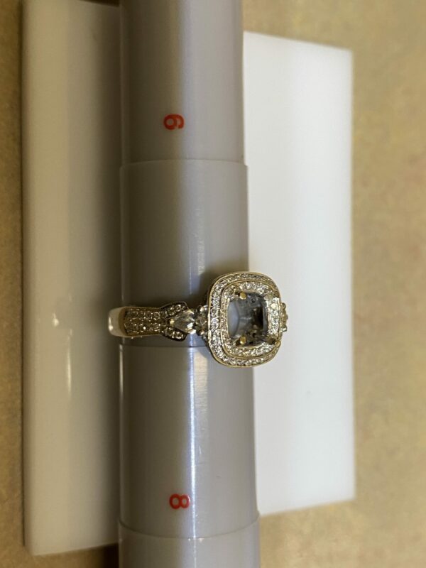 Elaborate Cushion Shaped Halo Ring - Image 4