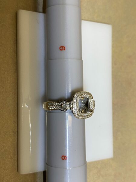 Elaborate Cushion Shaped Halo Ring - Image 3