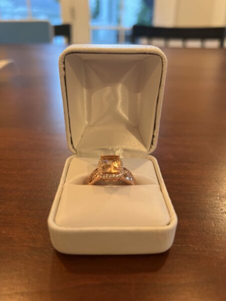 Morganite, Gold & Diamond Ring - Image 3