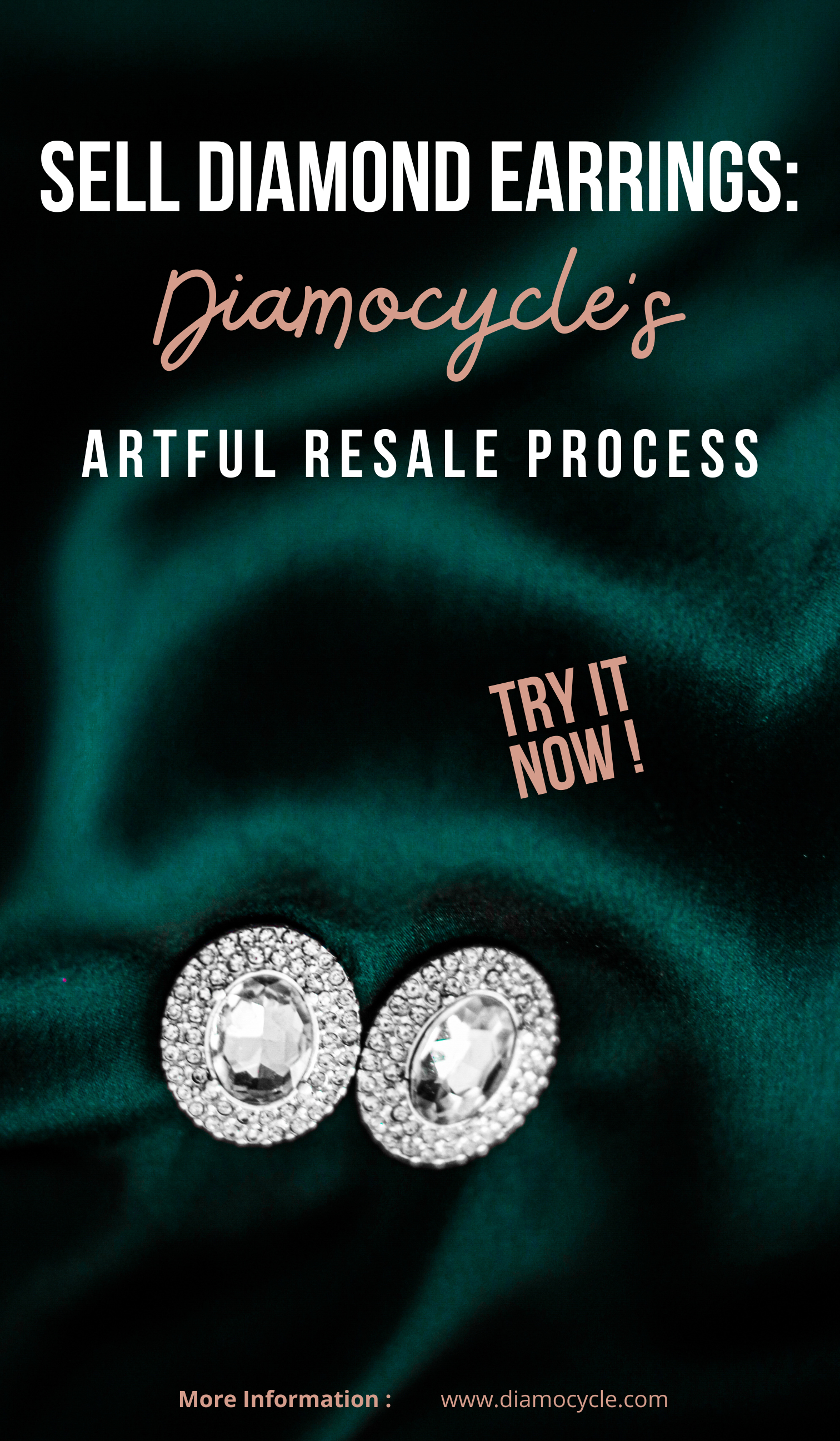Sell Diamond Earrings: Diamocycle’s Artful Resale Process