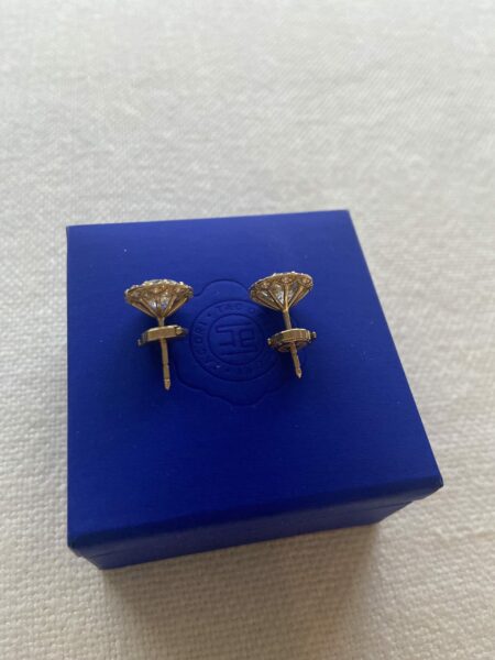 IGI Certified 4.25 CTW H VS1 Lab Grown Earrings - Image 5