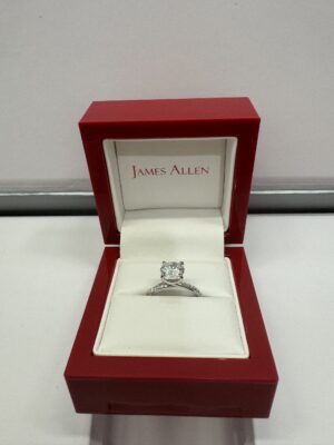2.18 tw  Lab-grown James Allen Engagement Ring