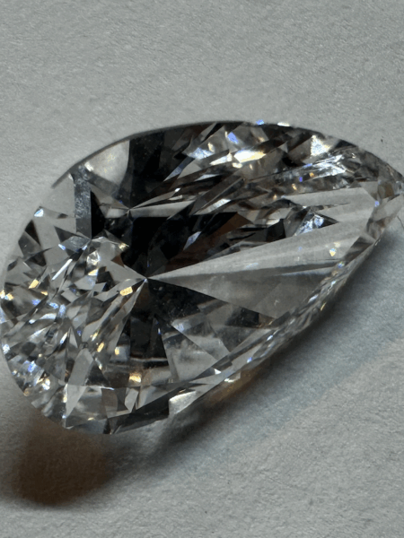 GIA Certified 3.04 CT E VVS2 Pear Brilliant Lab-Grown Diamond - Image 7