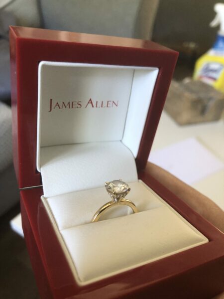 1.63 CT F VVS 2 Round Brilliant Lab Grown Diamond Ring - Image 3