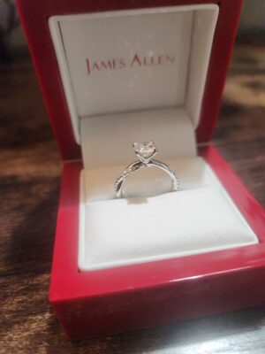 IGI Certified 1.06 CT E VVS 2 Round Brilliant Lab Grown Diamond Ring