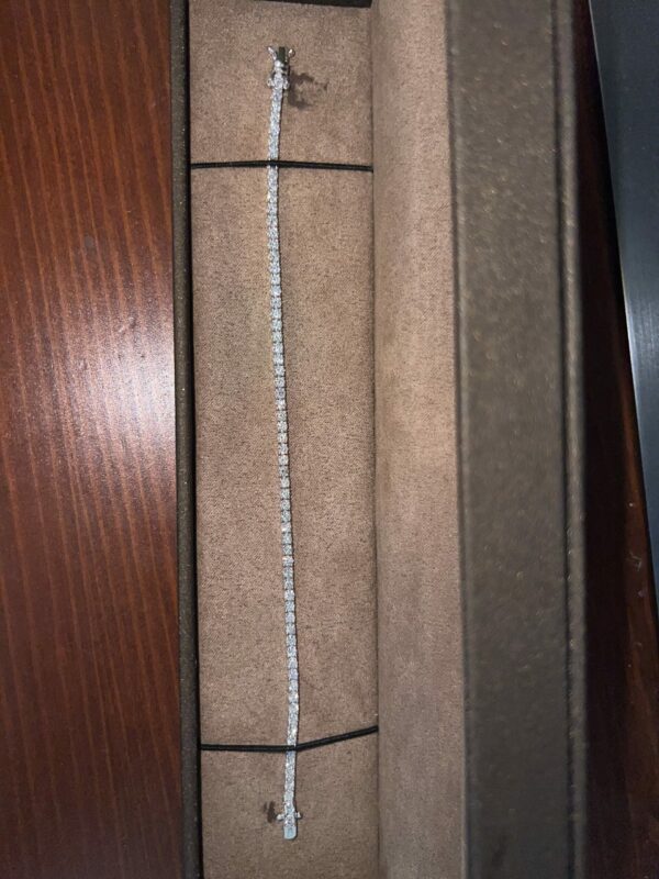 3.76 ct lab-grown diamond bracelet 18kt - Image 3