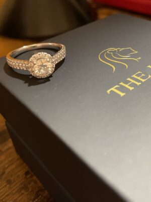 0.70 CT E VS 1 Center Diamond The Leo Lab Grown Diamond Ring