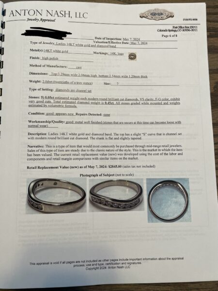 GIA Certified 0.5 CT D VS2 Modern Round Brilliant Cut Diamond Ring - Image 4
