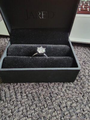 1.70 CT D VS 2 Lab Grown Round Brilliant Diamond Ring