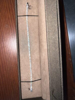 3.76 ct lab-grown diamond bracelet 18kt