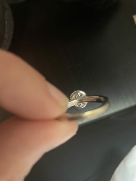 0.70 CT E VS 1 Center Diamond The Leo Lab Grown Diamond Ring - Image 2
