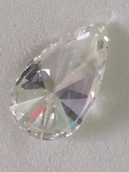 IGI Certified 1.17 CT H SI 1 Lab Grown Pear Cut Loose Diamond - Image 2
