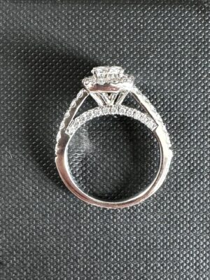 GSI Certified 1.5 TW H I1 Round Brilliant Diamond Ring