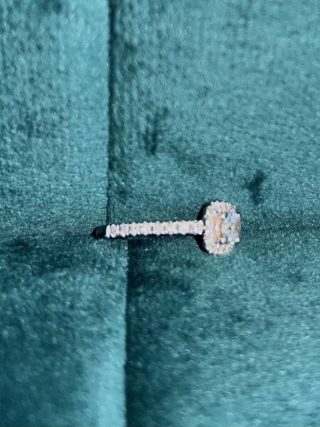GSI Certified 0.48 CT D I1 Tolkowsky Ideal Cut Lab Grown Diamond Ring - Image 4