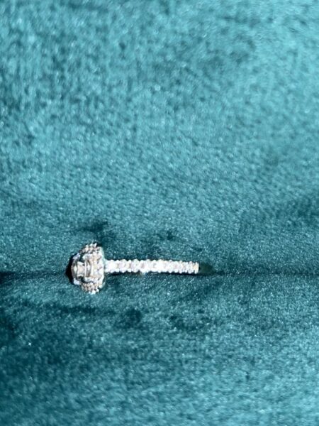 GSI Certified 0.48 CT D I1 Tolkowsky Ideal Cut Lab Grown Diamond Ring - Image 6