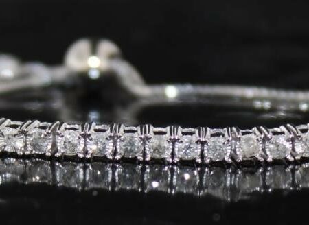 0.5 CT I-J I3 Brilliant Diamond Bolo Bracelet - Image 5