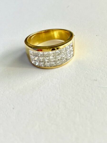 1.75 CTW G VS 1 Diamond Yellow Gold Band - Image 4