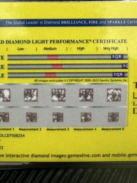 1.17 CTW E VVS2 Lab Grown Leo Princess Cut Diamond Ring - Image 2