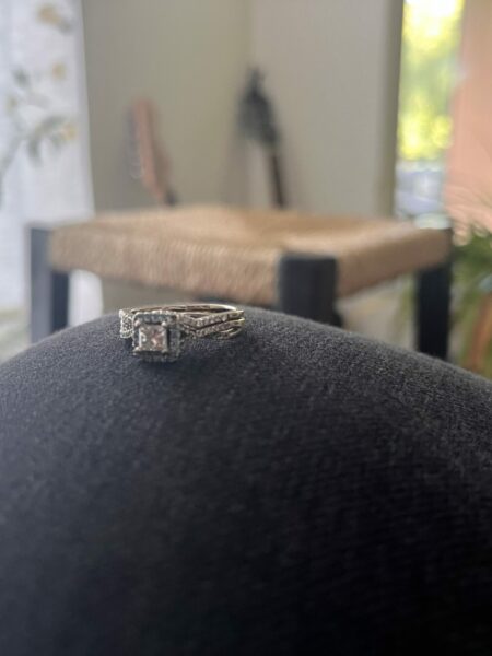 0.50 CT HI I1 Princess Cut Diamond Ring - Image 5