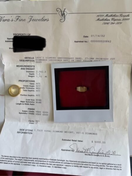 1.75 CTW G VS 1 Diamond Yellow Gold Band - Image 2