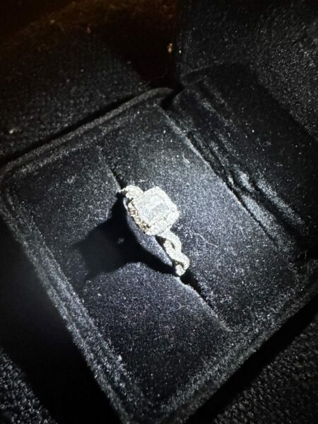 1.17 CTW E VVS2 Lab Grown Leo Princess Cut Diamond Ring - Image 5