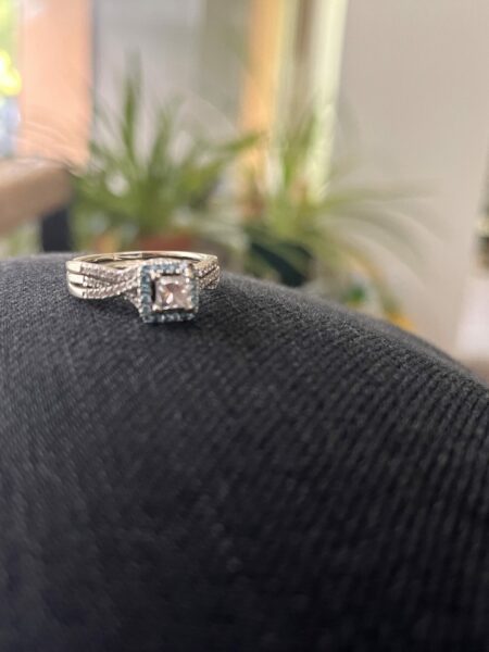 0.50 CT HI I1 Princess Cut Diamond Ring - Image 8