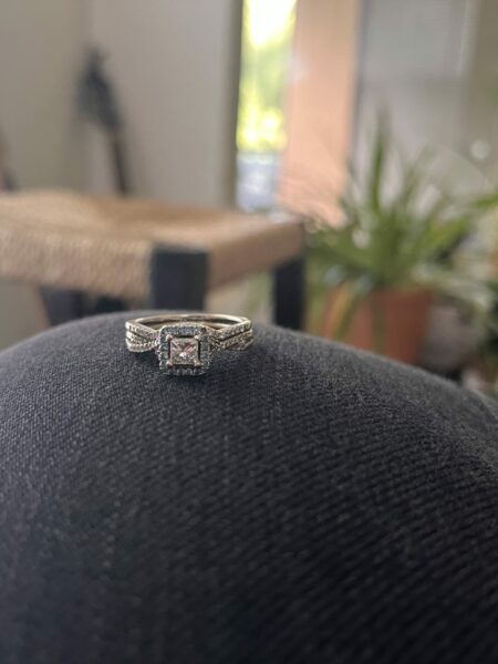 0.50 CT HI I1 Princess Cut Diamond Ring - Image 6