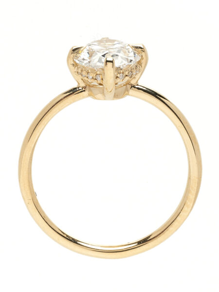 IGI Certified 2.13 CT F VS 2 Oval Brilliant Lab Grown Diamond Ring - Image 5