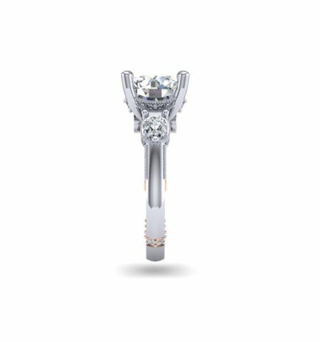 IGI Certified 3.55 CT H VVS2 Lab Grown Round Brilliant Diamond Ring - Image 5