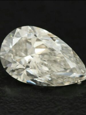 IGI Certified 4.01 CT H VS 1 Lab Grown Pear Brilliant Loose Diamond