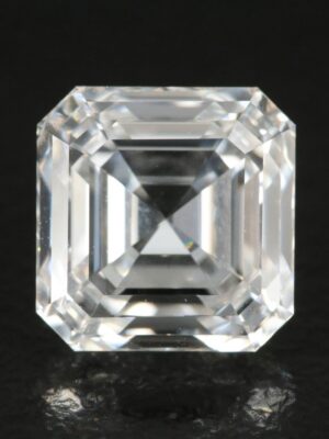 IGI Certified 4.02 CT E VVS2 Lab Grown Square Emerald Cut Diamond
