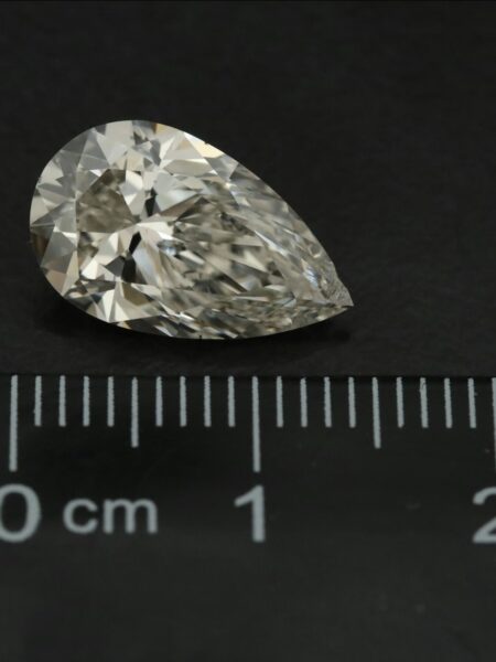 IGI Certified 4.01 CT H VS 1 Lab Grown Pear Brilliant Loose Diamond - Image 3