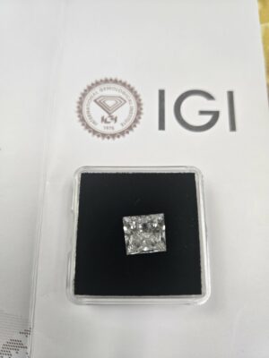 IGI Certified 8.33 CT D VVS1 Lab Grown Princess Cut Diamond