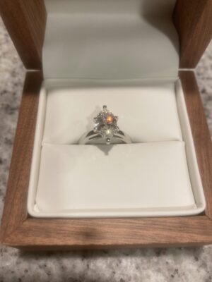 IGI Certified 1.49 CT E SI1 Lab Grown Marquise Brilliant Diamond Ring