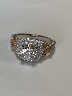 IGI Certified 1.27 CT D VS2 Lab Grown Round Brilliant Diamond Ring
