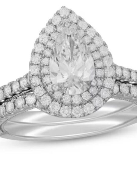 IGI 2 Carat F VS2 Pear Lab-Grown Diamond Ring - Image 13