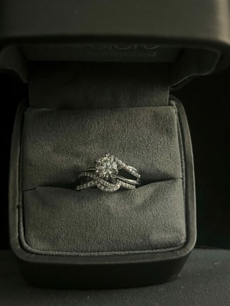 GSI 1 Carat F SI1 Round Lab-Grown Diamond Ring - Image 2