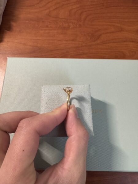 IGI 1.53 Carat D VVS2 Pear Lab-Grown Diamond Ring - Image 7