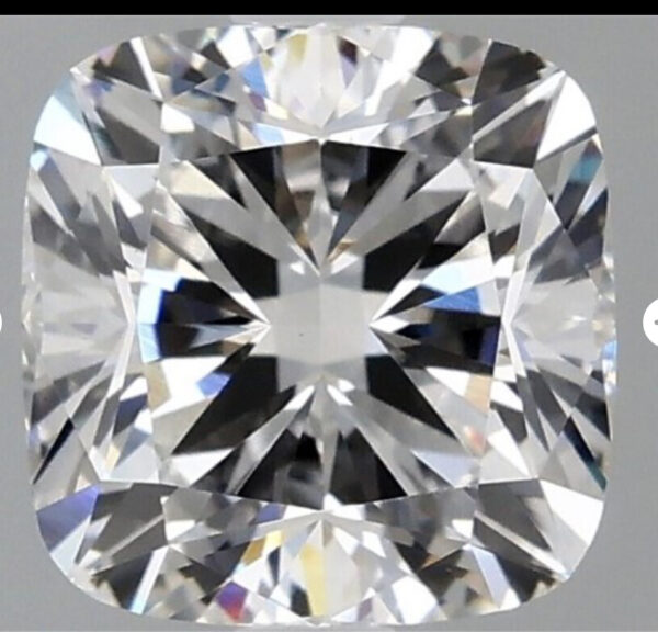 IGI 2.11 Carat F VS1 Cushion Lab-Grown Diamond Loose Diamond - Image 3