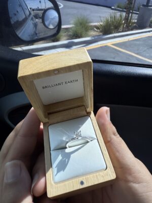 .7 Carat I SI1 Princess Lab-Grown Diamond Ring