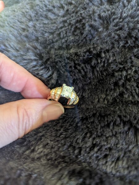 1.2 CT J VS2 Natural Princess Diamond Ring - Image 3