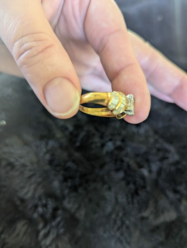 1.2 CT J VS2 Natural Princess Diamond Ring - Image 6