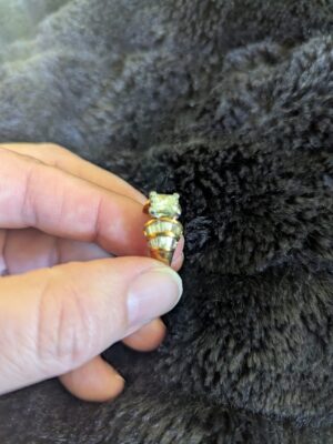 1.2 CT J VS2 Natural Princess Diamond Ring