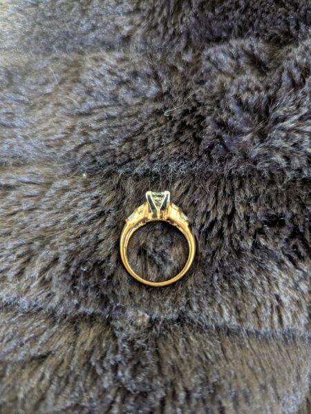 1.2 CT J VS2 Natural Princess Diamond Ring - Image 7