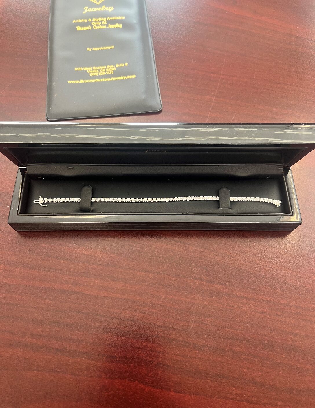 3.00 Carat F VS2 Round Lab-Grown Diamond Tennis Bracelet